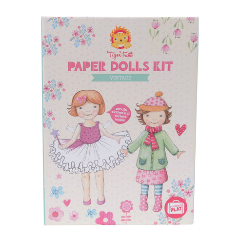 TIGER TRIBE - Paper Dolls Kit - Vintage